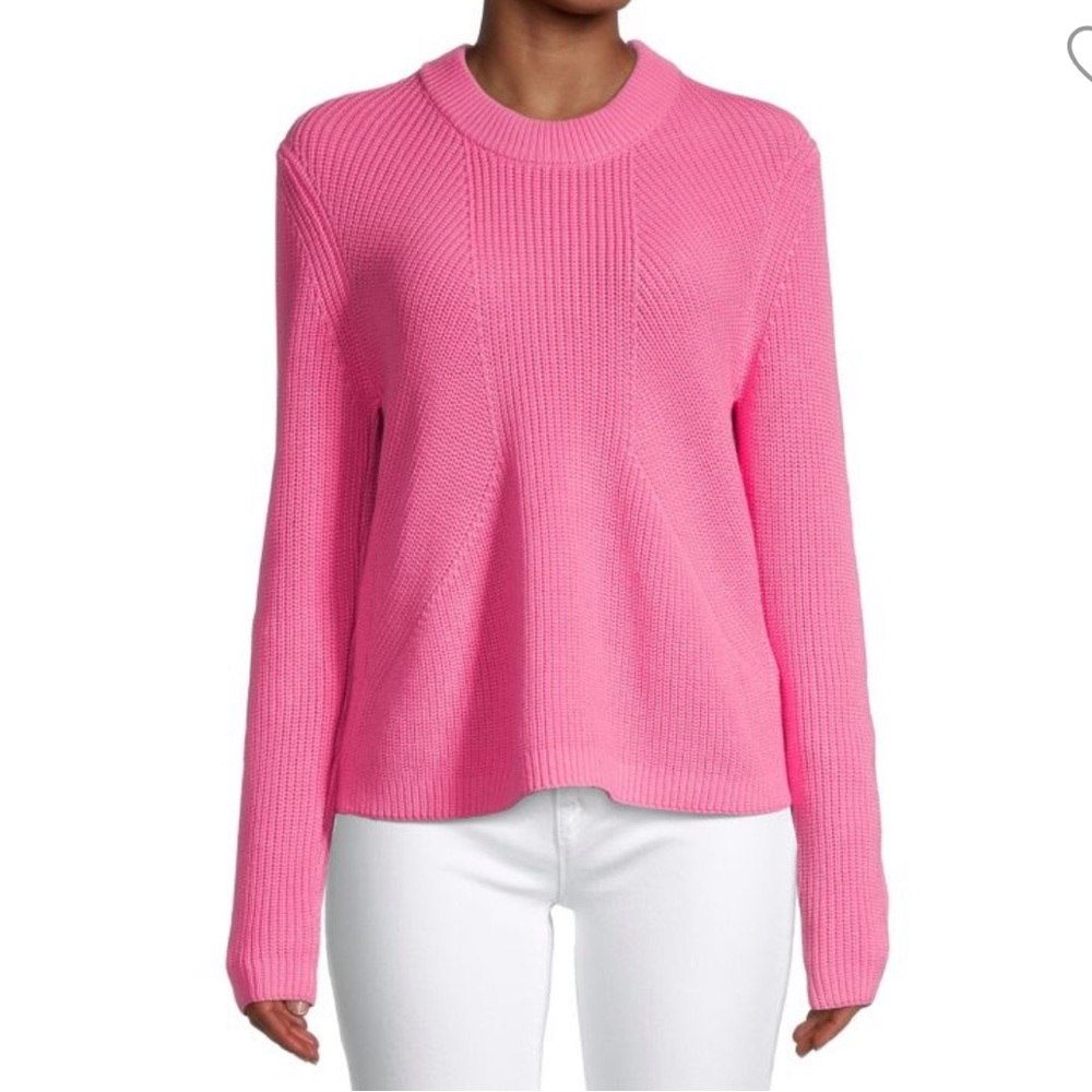 French Connection Nadia Mozart hot pink sweater